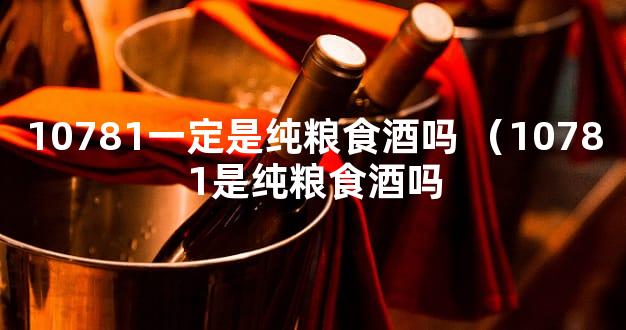 10781一定是纯粮食酒吗 （10781是纯粮食酒吗